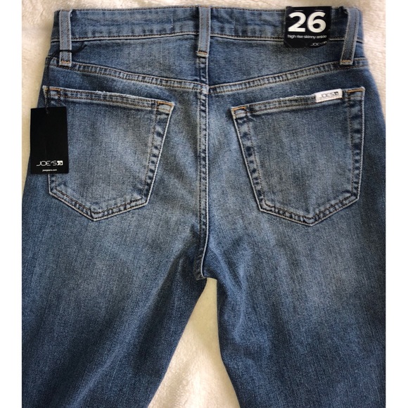 Joe’s Jeans High Rise Skinny Ankle in Raw Wheaton - Picture 7 of 14